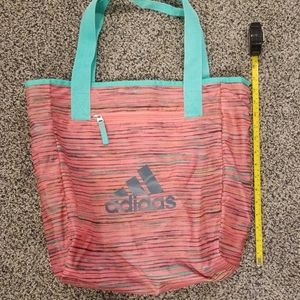 Adidas Pink/Green Purse Gym Bag